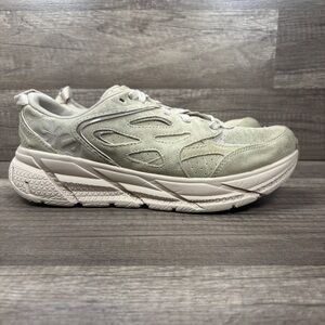 Hoka Clifton L Suede Tan Womens US Size 7.5 EUR 39.3 1122571 SSDD Sneakers